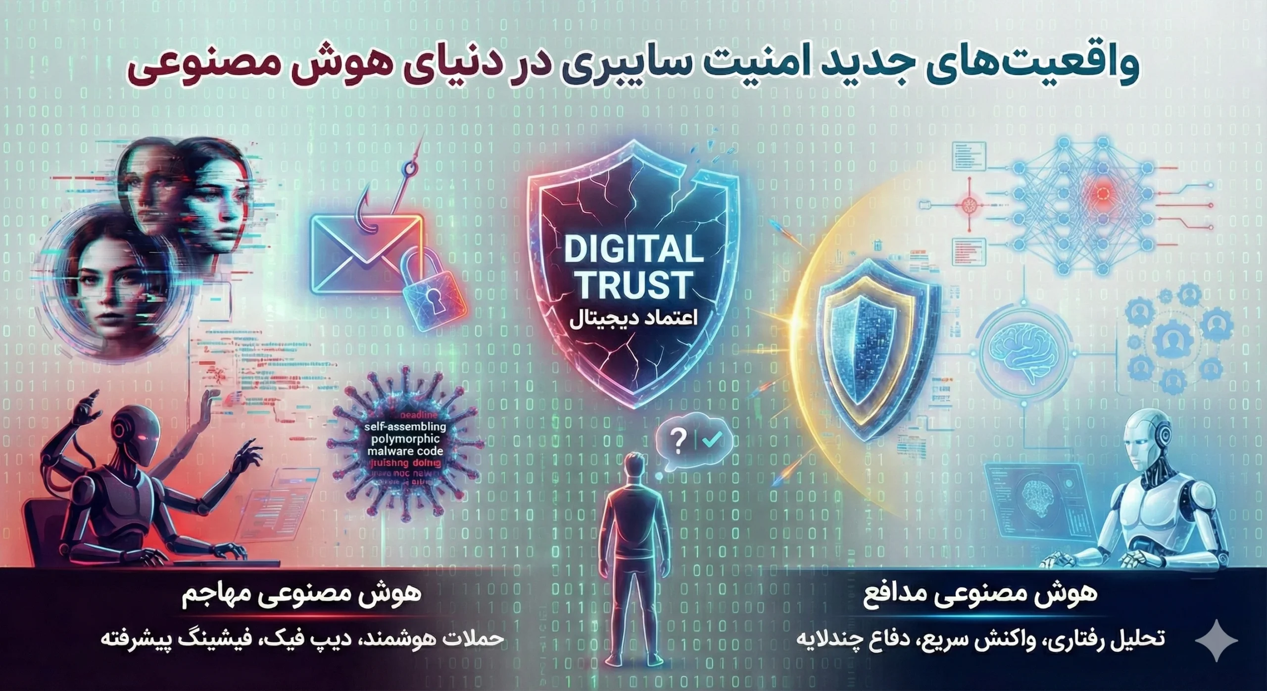 وقتی هکرها با هوش مصنوعی حمله می‌کنن؛ واقعیت‌های جدید امنیت سایبری در دنیای هوش مصنوعی